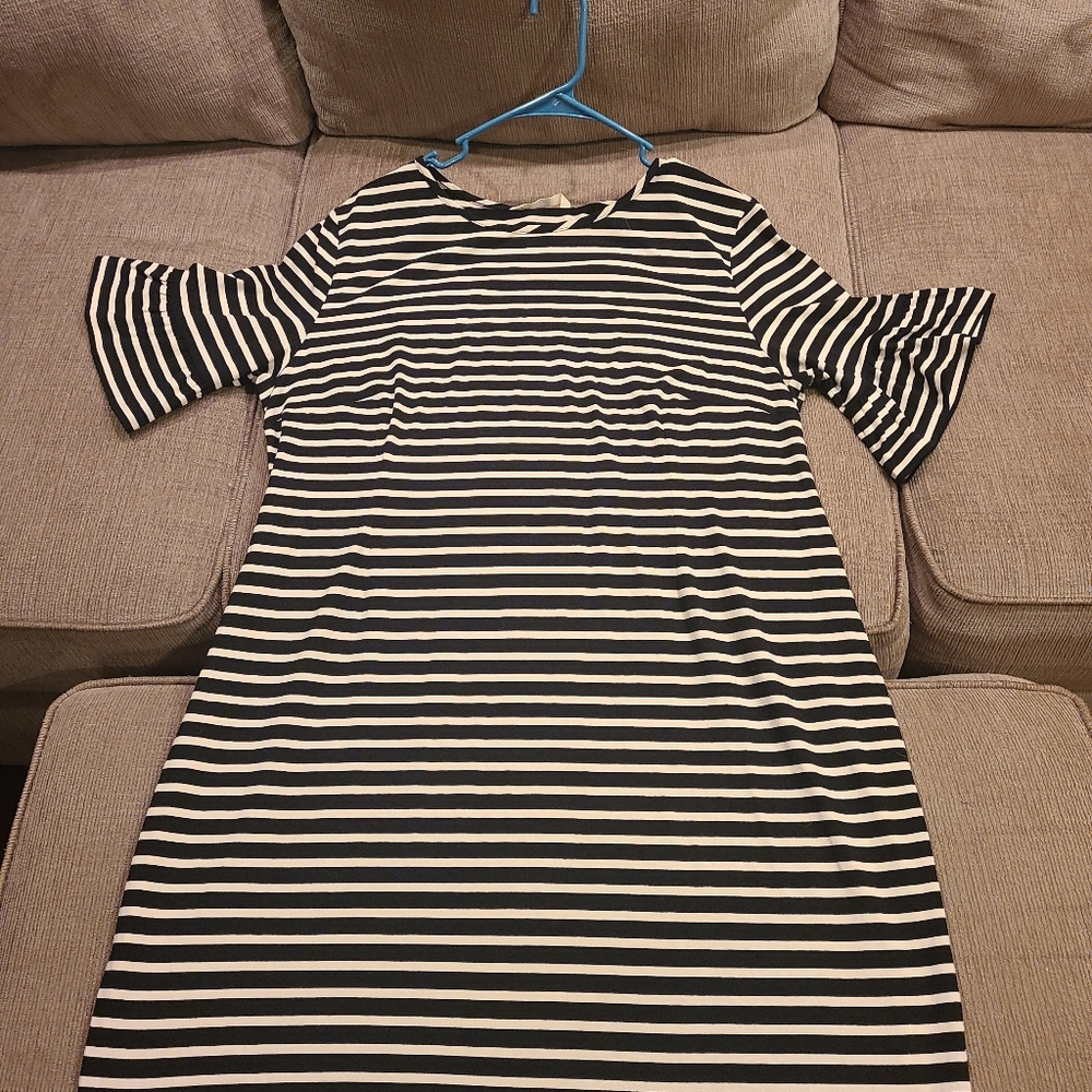 NWT Striped Babydoll dress